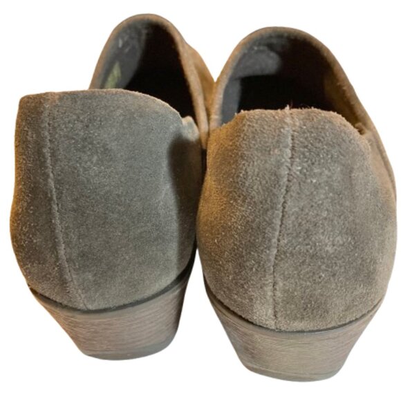 NWOT Earth Origins "Opal Shootie" Clogs in Brown/Gray Suede many features, sz 11 - Picture 8 of 11